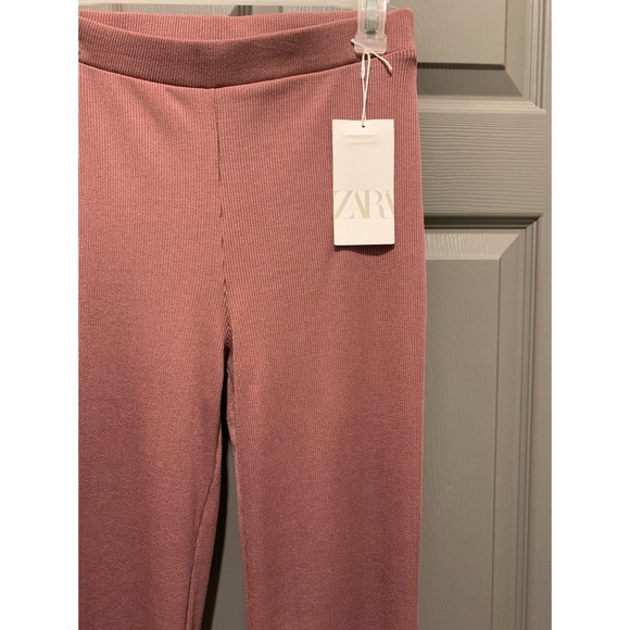 Zara Flared Ribbed Pants - Picture 7 of 8